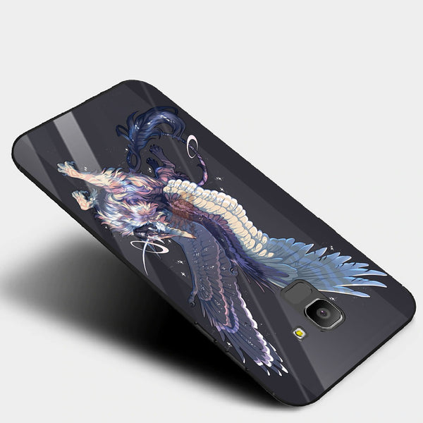 Dragon Tempered Glass Phone Case for Samsung Galaxy J6 2018