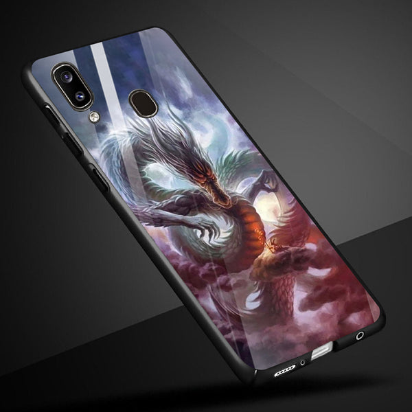 Dragon Tempered Glass Phone Case for Samsung Galaxy A20