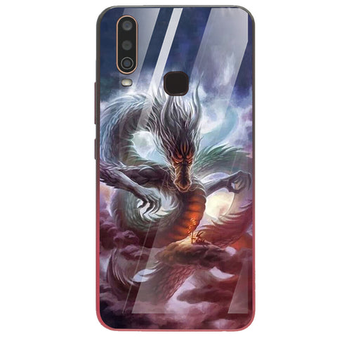 Dragon Tempered Glass Phone Case for Vivo Y17