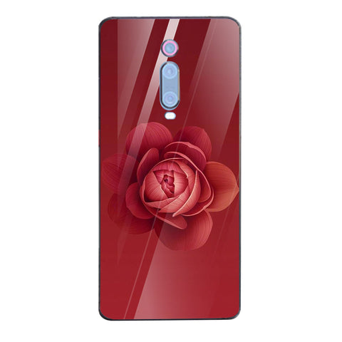 Beautiful Flowers Tempered Glass Phone Case for Xiaomi Redmi K20 Pro