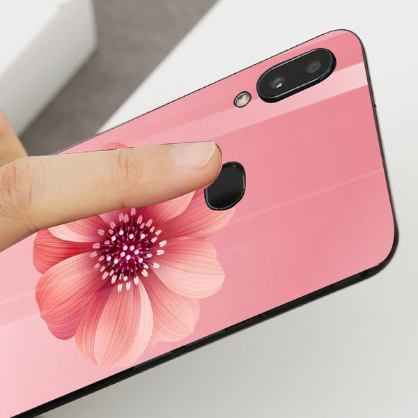 Beautiful Flowers Tempered Glass Phone Case for Samsung Galaxy A10S