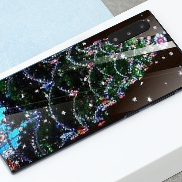 Merry Chrismas Tempered Glass Phone Case for Samsung Galaxy Note 10
