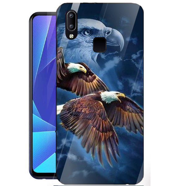 Eagle Tempered Glass Phone Case for Vivo Y91