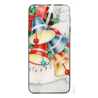 Merry Chrismas Tempered Glass Phone Case for Samsung Galaxy J6 2018