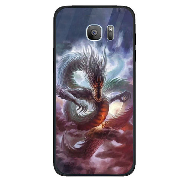 Dragon Tempered Glass Phone Case for Samsung Galaxy S7 Edge