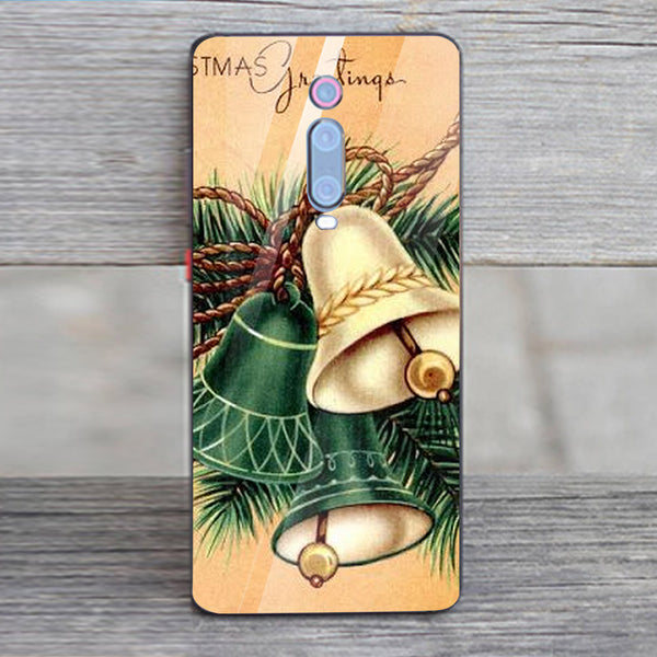 Merry Chrismas Tempered Glass Phone Case for Xiaomi Redmi K20