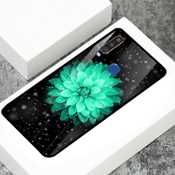 Beautiful Flowers Tempered Glass Phone Case for Vivo Y17