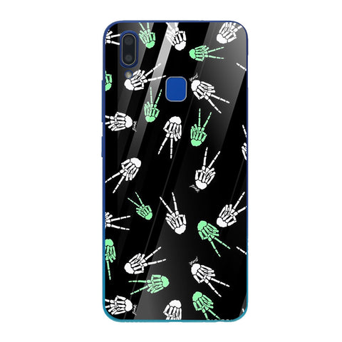 Halloween Skull Tempered Glass Phone Case for Vivo Y95