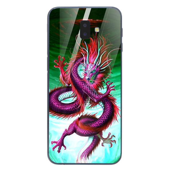 Dragon Tempered Glass Phone Case for Samsung Galaxy J6 Plus