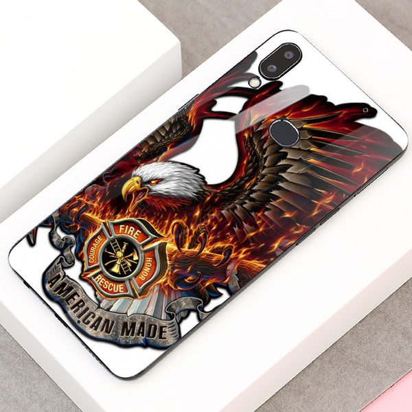 Eagle Tempered Glass Phone Case for Samsung Galaxy A10S
