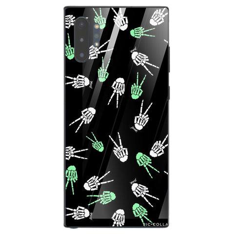 Halloween Skull Tempered Glass Phone Case for Samsung Galaxy Note 10 Plus