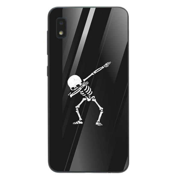 Halloween Skull Tempered Glass Phone Case for Samsung Galaxy A10