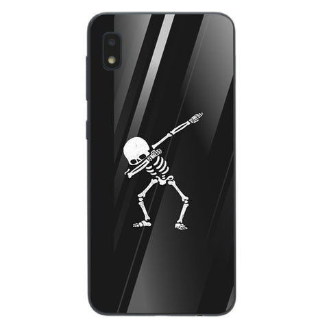 Halloween Skull Tempered Glass Phone Case for Samsung Galaxy A10