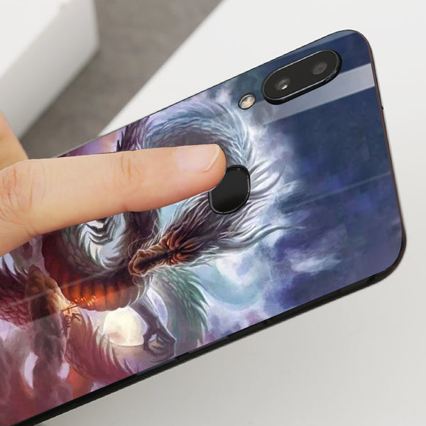 Dragon Tempered Glass Phone Case for Samsung Galaxy A10S