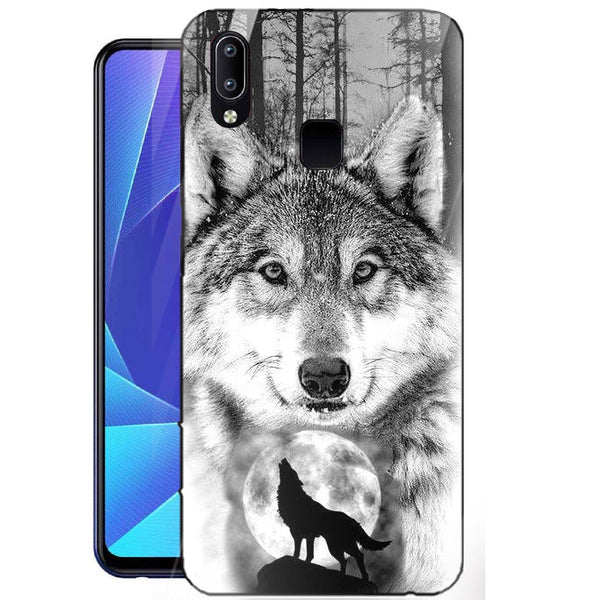 Wolf Eyes Tempered Glass Phone Case for Vivo Y95