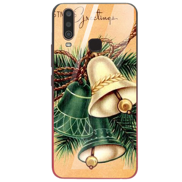 Merry Chrismas Tempered Glass Phone Case for Vivo Y15