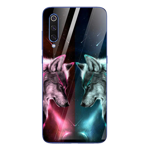 Wolf Eyes Tempered Glass Phone Case for Xiaomi Mi 9 SE