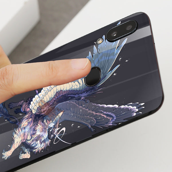 Dragon Tempered Glass Phone Case for Samsung Galaxy A10S