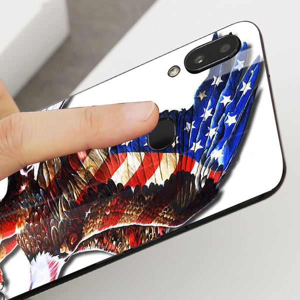 Eagle Tempered Glass Phone Case for Samsung Galaxy A10S
