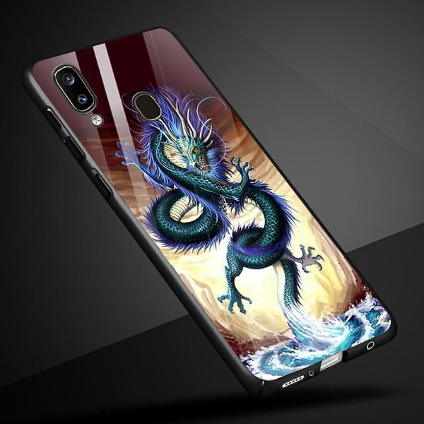 Dragon Tempered Glass Phone Case for Samsung Galaxy M20
