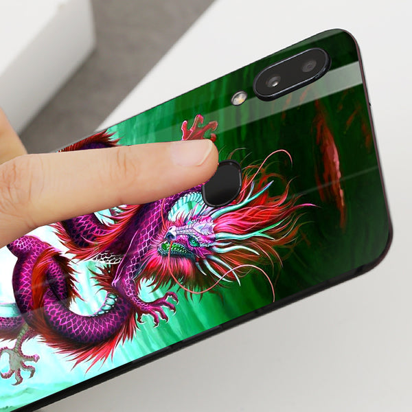 Dragon Tempered Glass Phone Case for Samsung Galaxy A10S