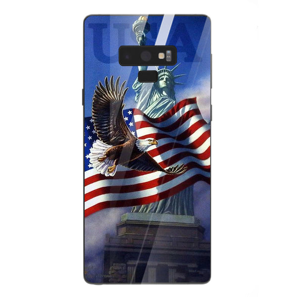 Eagle Tempered Glass Phone Case for Samsung Galaxy Note 9