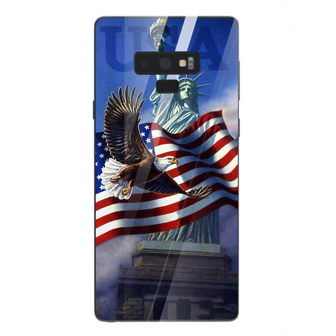 Eagle Tempered Glass Phone Case for Samsung Galaxy Note 9