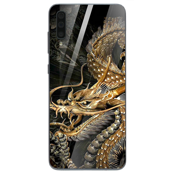 Dragon Tempered Glass Phone Case for Samsung Galaxy A70