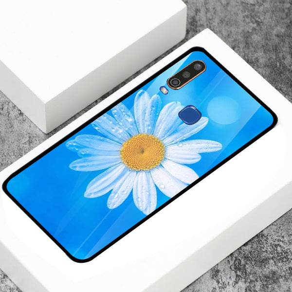 Beautiful Flowers Tempered Glass Phone Case for Vivo Y17