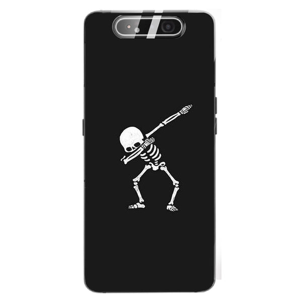 Halloween Skull Tempered Glass Phone Case for Samsung Galaxy A80