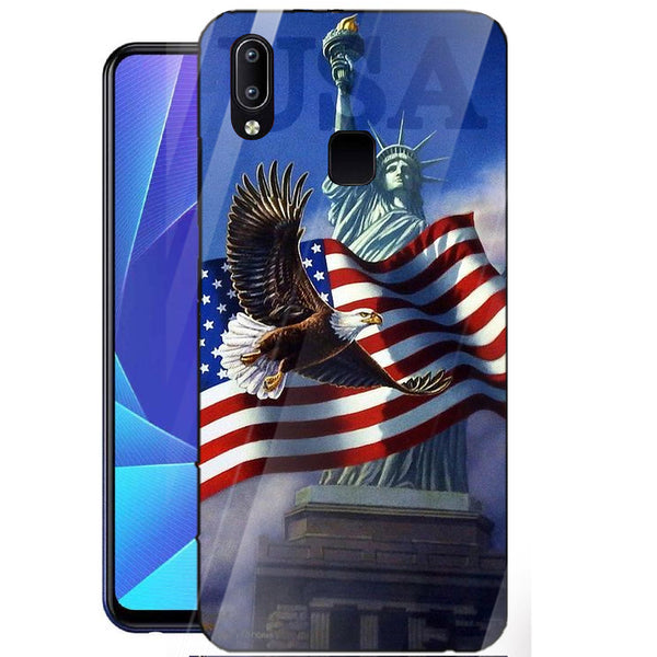 Eagle Tempered Glass Phone Case for Vivo Y95