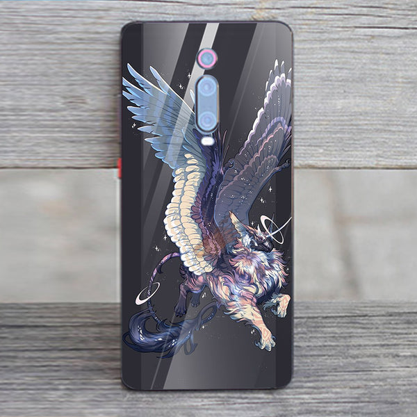 Dragon Tempered Glass Phone Case for Xiaomi Redmi K20