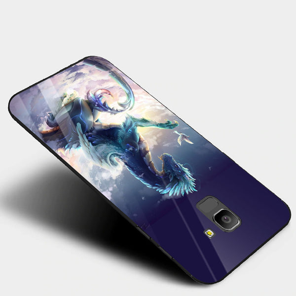 Dragon Tempered Glass Phone Case for Samsung Galaxy J6 2018