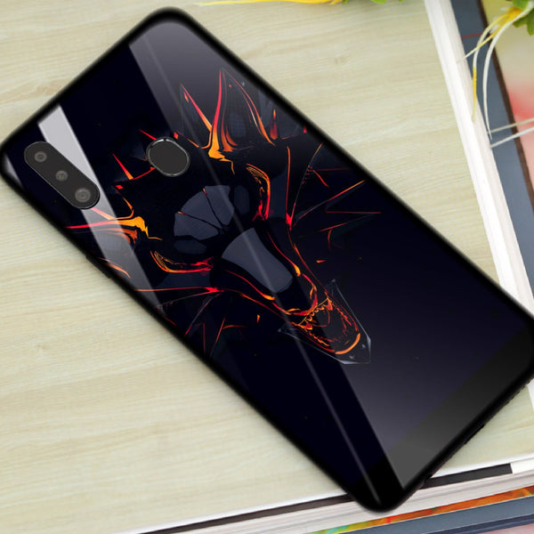 Wolf Eyes Tempered Glass Phone Case for Samsung