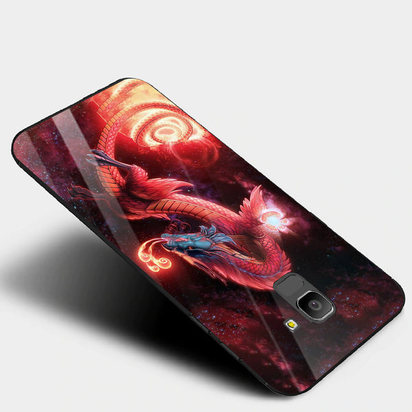 Dragon Tempered Glass Phone Case for Samsung Galaxy J6 2018