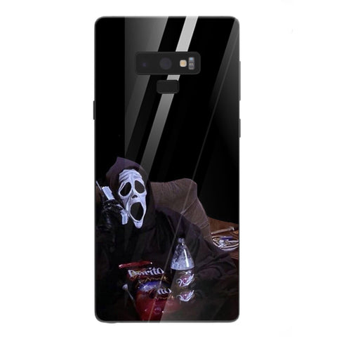 Halloween Skull Tempered Glass Phone Case for Samsung Galaxy Note 9