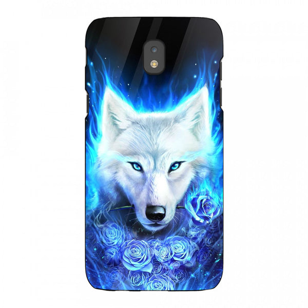 Wolf Eyes Tempered Glass Phone Case for Samsung Galaxy J5 Pro