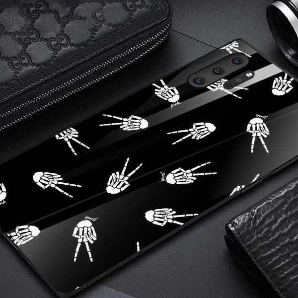 Halloween Skull Tempered Glass Phone Case for Samsung Galaxy Note 10 Plus