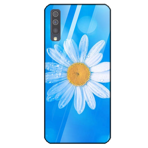 Beautiful Flowers Tempered Glass Phone Case for Samsung Galaxy A50