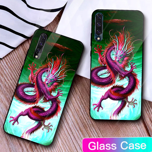 Dragon Tempered Glass Phone Case for Samsung Galaxy A50