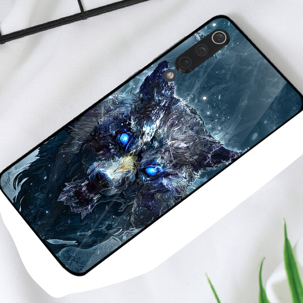 Wolf Eyes Tempered Glass Phone Case for Xiaomi Mi 9 SE
