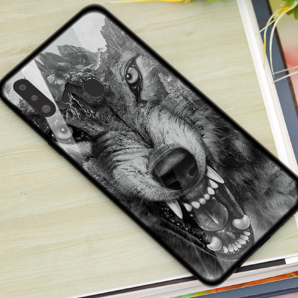 Wolf Eyes Tempered Glass Phone Case for Samsung