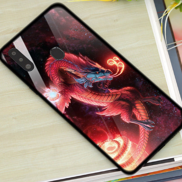Dragon Tempered Glass Phone Case for Samsung