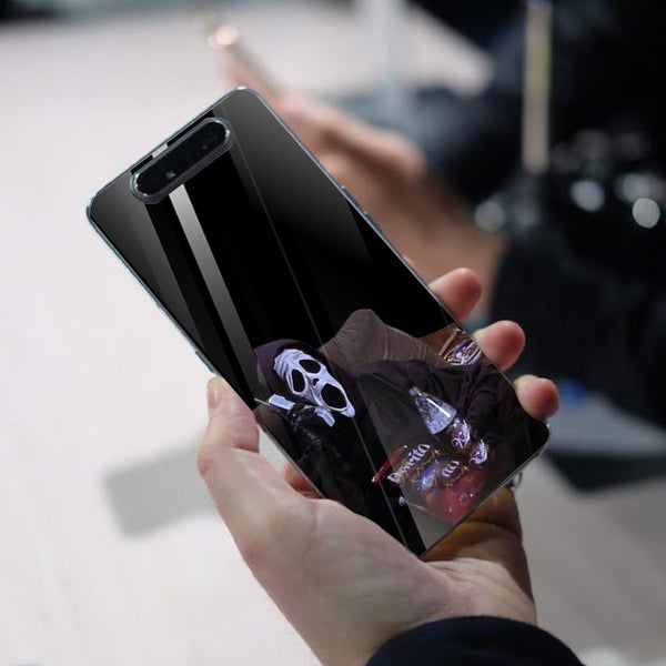 Halloween Skull Tempered Glass Phone Case for Samsung Galaxy A80