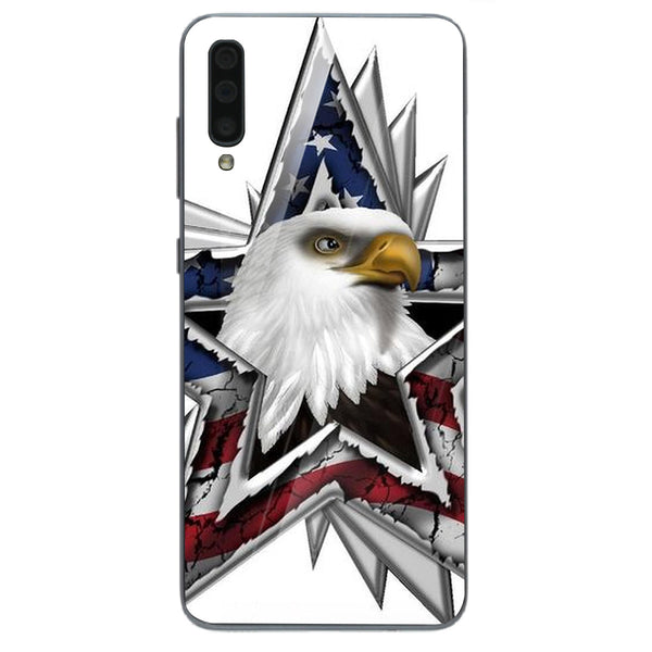 Eagle Tempered Glass Phone Case for Samsung Galaxy A70