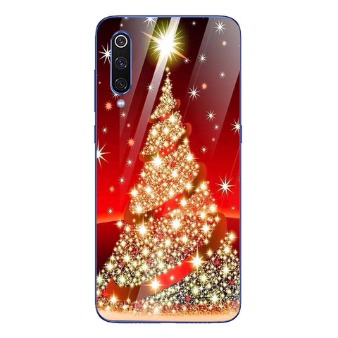 Merry Chrismas Tempered Glass Phone Case for Xiaomi Mi 9 SE