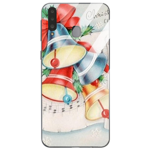 Merry Chrismas Tempered Glass Phone Case for Samsung