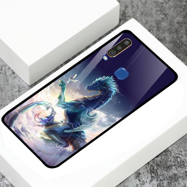 Dragon Tempered Glass Phone Case for Vivo Y17