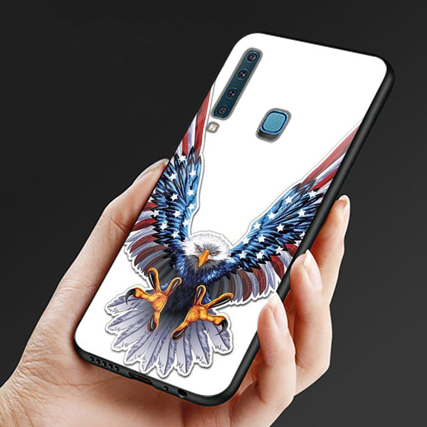 Eagle Tempered Glass Phone Case for Samsung Galaxy A9 2018