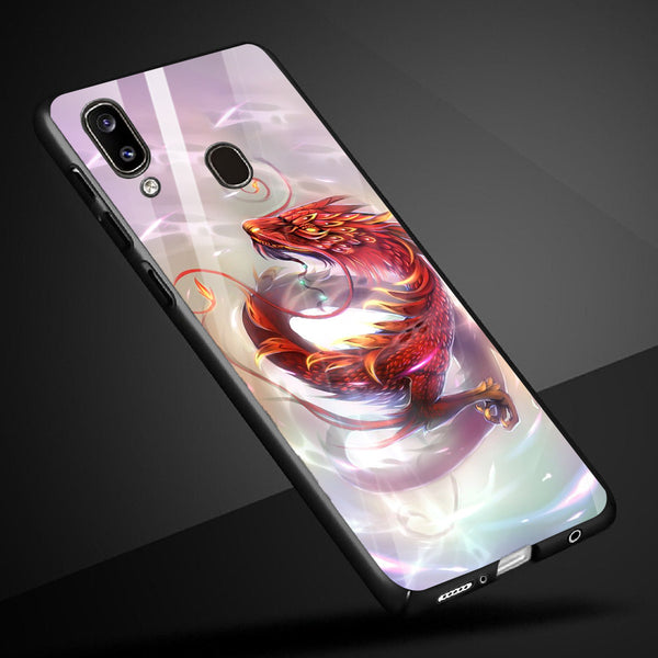 Dragon Tempered Glass Phone Case for Samsung Galaxy M20